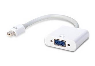 ADAPTADOR MINI DISPLAYPORT MACHO A VGA HEMBRA PARA APPLE MAC  09041