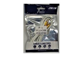 CABLE PARA IPHONE LIGHTNING MALLADO TERMINALES METALICAS COLORES 1MT INT.CO 09104A