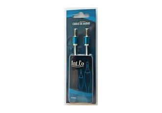 CABLE MINIPLUG STEREO MACHO - MACHO TERMINALES METALICAS