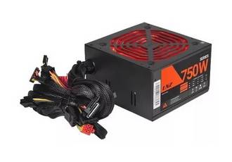 FUENTE ATX LNZ XT750-PS 750W 6 PINES FAN 120MM disponible en Bytecom Moron Zona Oeste Haedo Castelar Ituzaingo Padua Ramos Mejia