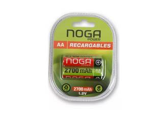 PILA AA RECARGABLE NIMH 2700 X 2 UD. NOGA