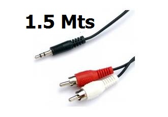 CABLE AUDIO 2 RCA M A 1 PLUG MA 1.5M