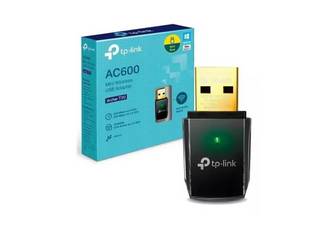 PLACA DE RED USB WIRELLESS INALAMBRICA TP-LINK AC600 MINI ARCHER T2U NANO