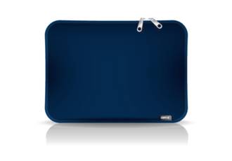 FUNDA NOTEBOOK NEOPRENE AZUL CON BOLSILLO DE 14 PULGADAS