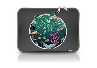 FUNDA NOTEBOOK NEOPRENE ESTAMPADO 36 OCEAN DAY DE 15.6 PULGADAS