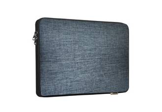 FUNDA NOTEBOOK AZUL MELANGE CON CORDURA DE 15.6 PULGADAS
