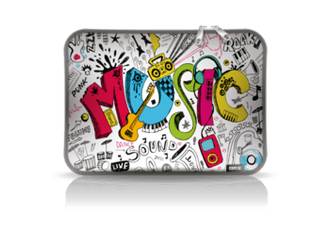 FUNDA NOTEBOOK NEOPRENE ESTAMPADO 9 MUSIC DE 14 PULGADAS