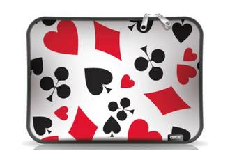 FUNDA NOTEBOOK NEOPRENE EST 13 POKER DE 14 PULGADAS