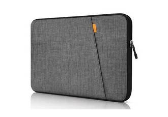 FUNDA NOTEBOOK GRIS CON CORDURA C/BOLSILLO DE 15.6 PULGADAS disponible en Bytecom Moron Zona Oeste Haedo Castelar Ituzaingo Padua Ramos Mejia