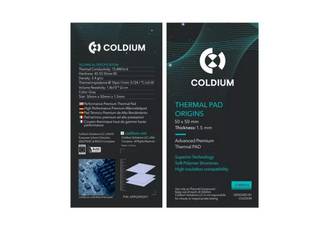 PAD TERMICO 50 x 50 mm 15.4w/m-k 1.5 mm ADVANCED PREMIUM COLDIUM