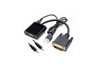 ADAPTADOR DVI MACHO A VGA HEMBRA 24+1 ACTIVO