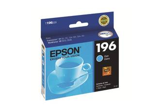 CARTUCHO ORIGINAL EPSON 196 CYAN XP-401 T196220