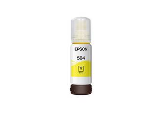 TINTA EPSON X 70ML AMAR. L4150/L4160/L6161/L6171/6191 T504 SISTEMA CONTINUO