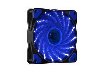 FAN COOLER GABINETE 12CM CON LUCES AZUL NM-1225B