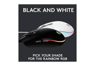 MOUSE LOGITECH G203 LIGHTSYNC BLACK GAMING