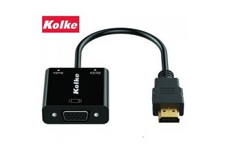 ADAPTADOR HDMI A VGA KOLKE RESOLUCION HASTA 1080P KCA-429