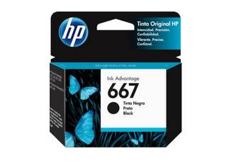 CARTUCHO ORIGINAL HP 667 NEGRO PARA HP 2375