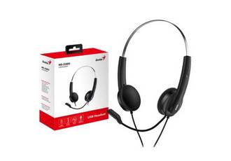 AURICULAR CON MICROFONO USB GENIUS HS-220U CABLE 2.4m