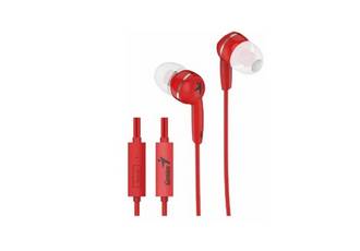 AURICULAR CON MICROFONO GENIUS HS-M320 IN EAR ROJO