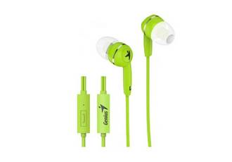 AURICULAR CON MICROFONO GENIUS HS-M320 IN EAR VERDE