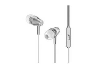 AURICULAR CON MICROFONO GENIUS HS-M360 IN EAR PLATEADO