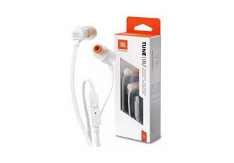 AURICULAR CON MICROFONO JBL TUNE 110 IN EAR BLANCO T110