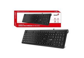 TECLADO USB GENIUS SLIMSTAR 230 II BLACK KB-230