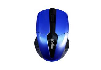 MOUSE USB INALAMBRICO KOLKE WIRELESS KEM-412 AZUL 1600 DPI