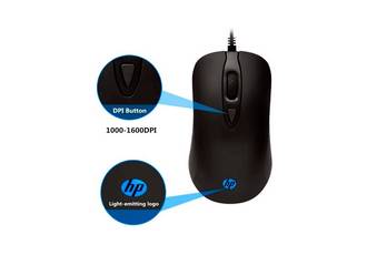 KIT TECLADO Y MOUSE HP KM100 CON CABLE