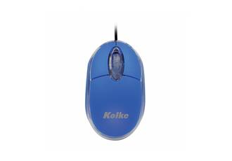 MOUSE USB KM-117 AZUL 800 DPI KOLKE