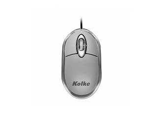 MOUSE USB KM-117 PLATA 800 DPI KOLKE