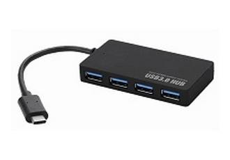 HUB TIPO C 3.0 A USB 4 PUERTOS OPCIONAL FUENTE EXTERNA KQ002H