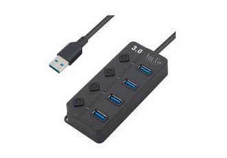 HUB USB 3.0 A USB 4 PUERTOS OPCIONAL FUENTE EXTERNA KQ008H