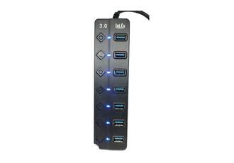 HUB USB 3.0 A USB 7 PUERTOS OPCIONAL FUENTE EXTERNA KQ022H