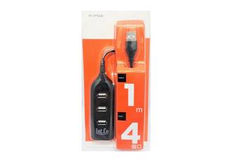 HUB USB 2.0 4 PUERTOS KTS-H001 HI-SPEED