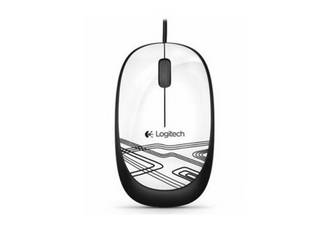 MOUSE USB LOGITECH M105W BLANCO CON DISEO