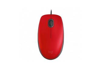 MOUSE USB LOGITECH M110 SILENT ROJO