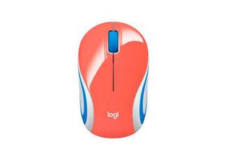 MOUSE INALAMBRICO LOGITECH M187 MINI WIRELESS CORAL