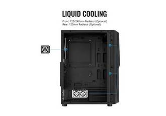 GABINETE GAMER MECHA MID TOWER SIN FUENTE CON FAN ARGB AEROCOOL