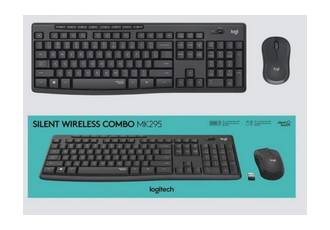 TECLADO Y MOUSE INALAMBRICO LOGITECH MK295 WIRELESS SILENT BLACK