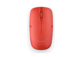 MOUSE INALAMBRICO USB WIRELESS MO289 ROJO MULTILASER