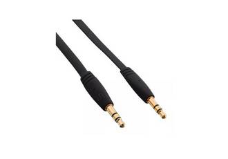 CABLE MINIPLUG STEREO MACHO - MACHO 1M PLANO