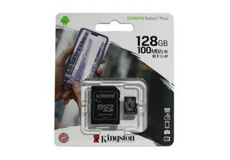 MEMORIA MICRO SD 128GB KINGSTON CLASE 10 UHS 100MB/s CANVAS