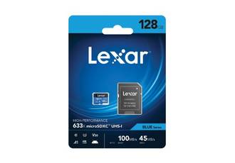 MEMORIA MICRO SD 128GB LEXAR CLASE 10 UHS 100MB/s CANVAS