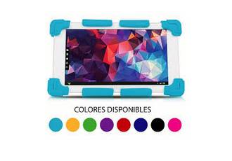 FUNDA PARA TABLET 7 PULG GOMA VARIOS COLORES