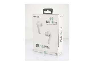 AURICULAR BLUETOOTH TWS NM-AIR5-W BLANCO 30HS C/MICROFONO POWER BANK