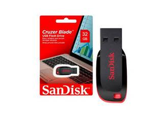 PENDRIVE 32GB USB 3.0 SANDISK CRUZER BLADE