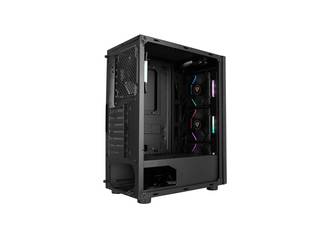 GABINETE GAMER S8 1 FAN RGB FRENTE RGB MID TOWER SIN FUENTE X-MICRO