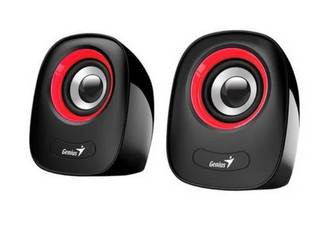 PARLANTE GENIUS SP-Q160 USB ROJO 2.0