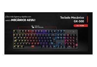 TECLADO MECANICO GAMING RGB MULTILASER GK-500